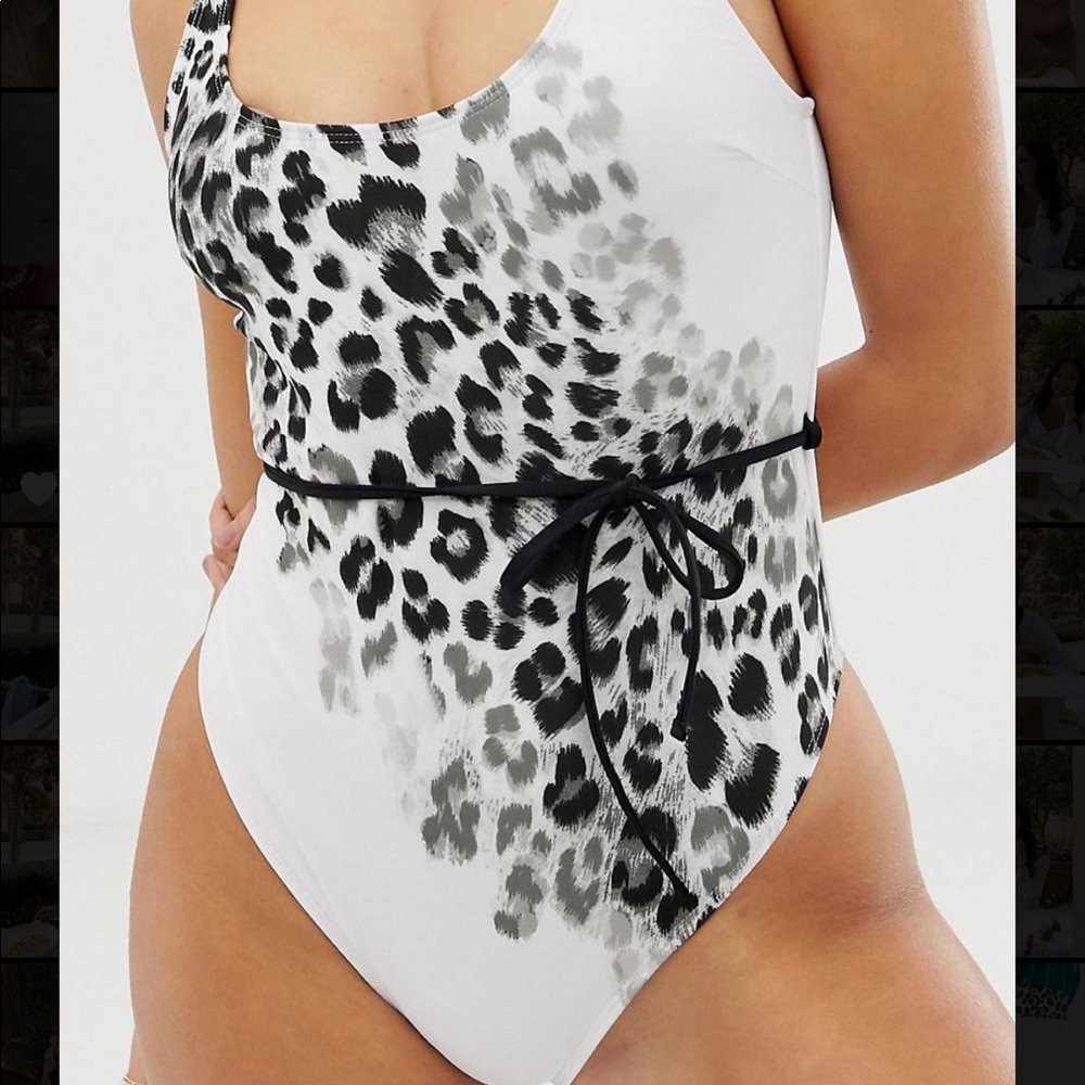 Swimsuit white size 6